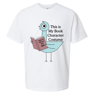 This Is My Book Character Costume Pigeon Reading Sueded Cloud Jersey T-Shirt