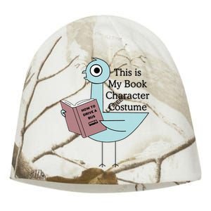 This Is My Book Character Costume Pigeon Reading Kati - Camo Knit Beanie