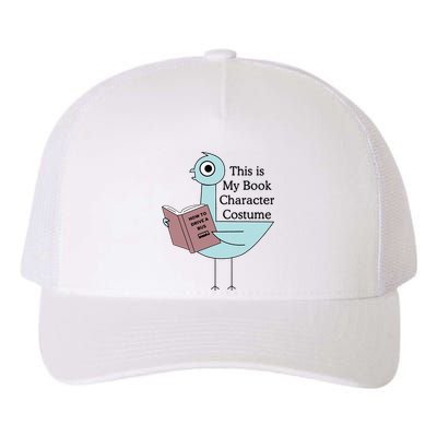 This Is My Book Character Costume Pigeon Reading Yupoong Adult 5-Panel Trucker Hat