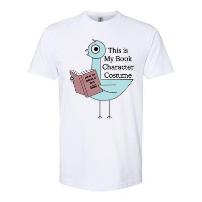 This Is My Book Character Costume Pigeon Reading Softstyle CVC T-Shirt