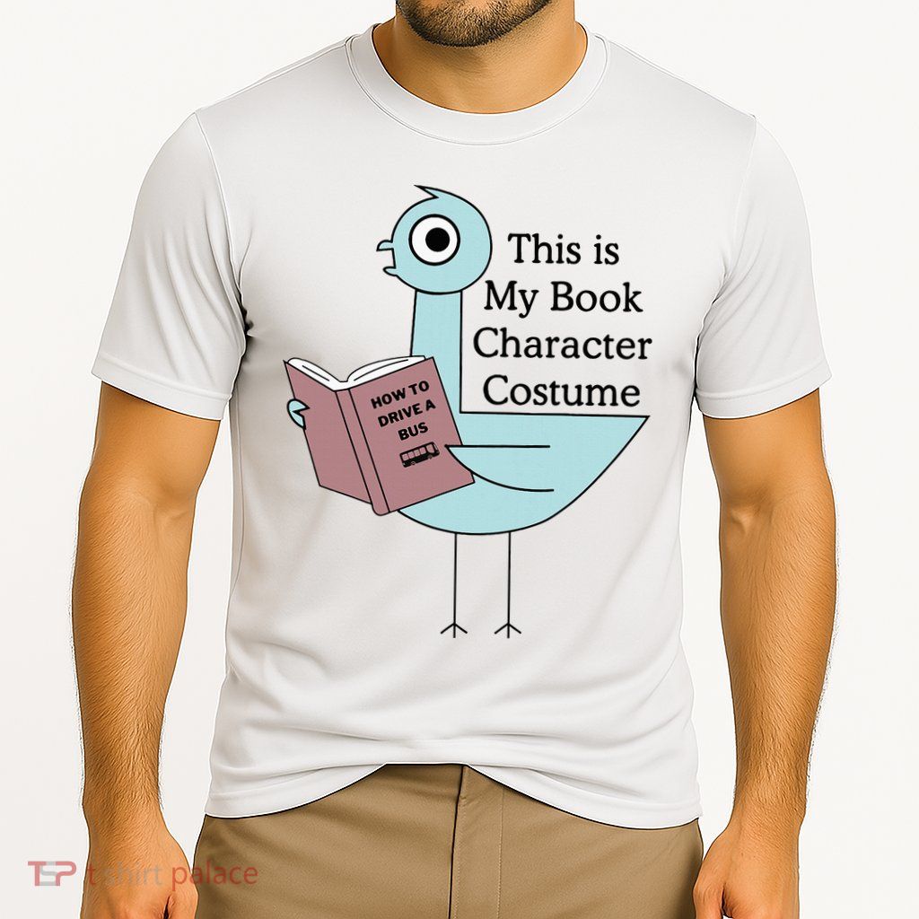 This Is My Book Character Costume Pigeon Reading Performance Shirt