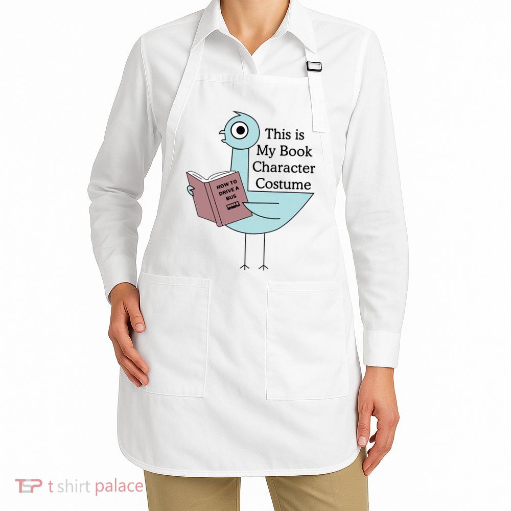 This Is My Book Character Costume Pigeon Reading Apron