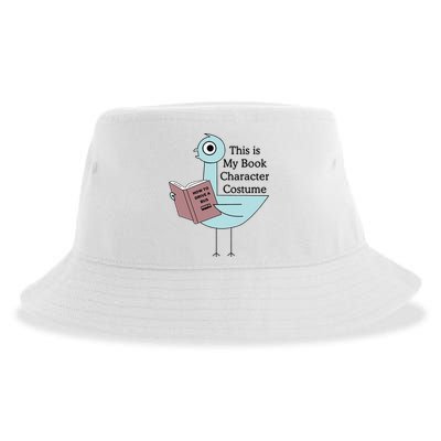 This Is My Book Character Costume Pigeon Reading Sustainable Bucket Hat