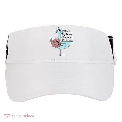 This Is My Book Character Costume Pigeon Reading Adult Drive Performance Visor
