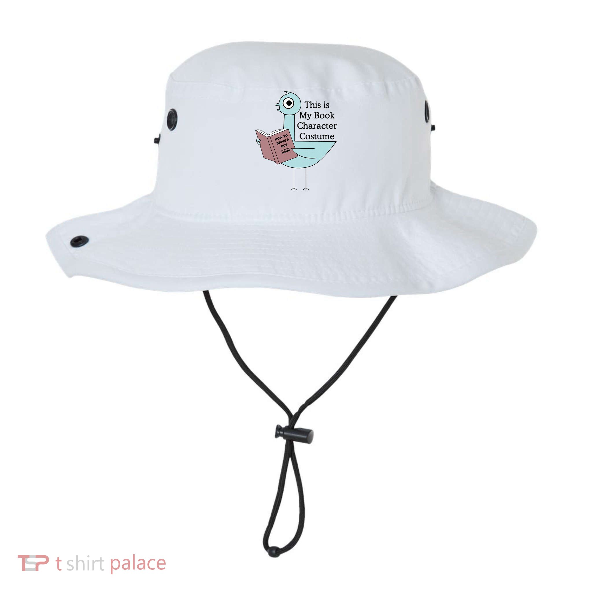 This Is My Book Character Costume Pigeon Reading Bucket Hat