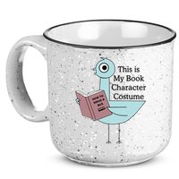 This Is My Book Character Costume Pigeon Reading 15oz Campfire Ceramic Mug