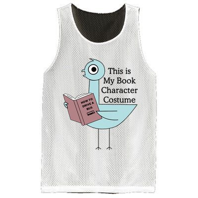 This Is My Book Character Costume Pigeon Reading Mesh Reversible Basketball Jersey Tank