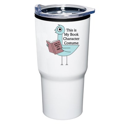 This Is My Book Character Costume Pigeon Reading Tumbler