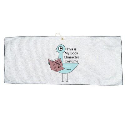 This Is My Book Character Costume Pigeon Reading Large Microfiber Waffle Golf Towel