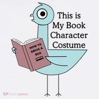 This Is My Book Character Costume Pigeon Reading Cooling Performance Long Sleeve Crew