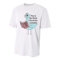 This Is My Book Character Costume Pigeon Reading Youth Performance Sprint T-Shirt