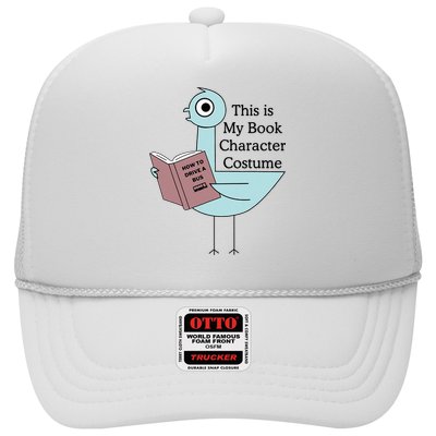 This Is My Book Character Costume Pigeon Reading Trucker Hat