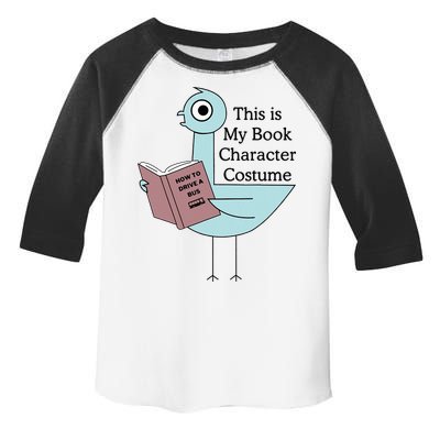 This Is My Book Character Costume Pigeon Reading Toddler Fine Jersey T-Shirt