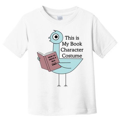 This Is My Book Character Costume Pigeon Reading Toddler T-Shirt