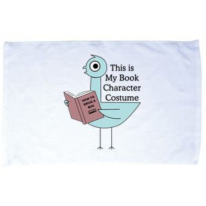 This Is My Book Character Costume Pigeon Reading Microfiber Hand Towel