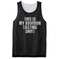 This Is My Bourbon Tasting Bourbon Lover Gift Mesh Reversible Basketball Jersey Tank