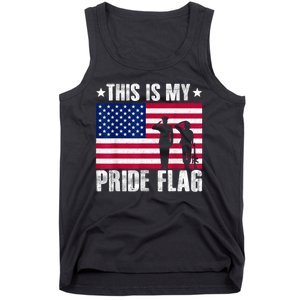 This Is My Pride Flag USA American 4th Of July Patriotic Tank Top