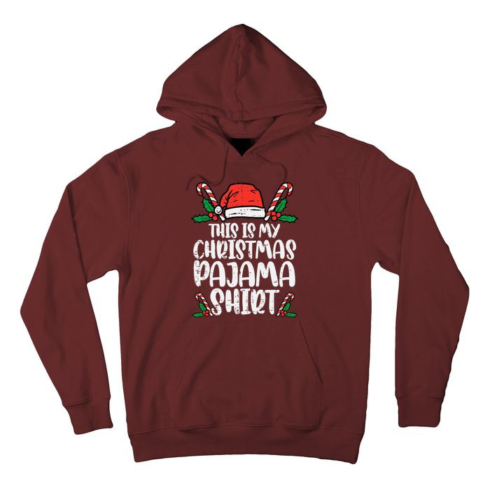 This Is My Christmas Pajama Funny Xmas Pjs Hoodie