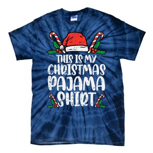 This Is My Christmas Pajama Funny Xmas Pjs Tie-Dye T-Shirt