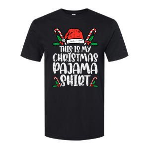 This Is My Christmas Pajama Funny Xmas Pjs Softstyle CVC T-Shirt