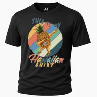 This Is My Hawaiian Shirt Retro Dabbing Pineapple Cooling Performance Crew T-Shirt