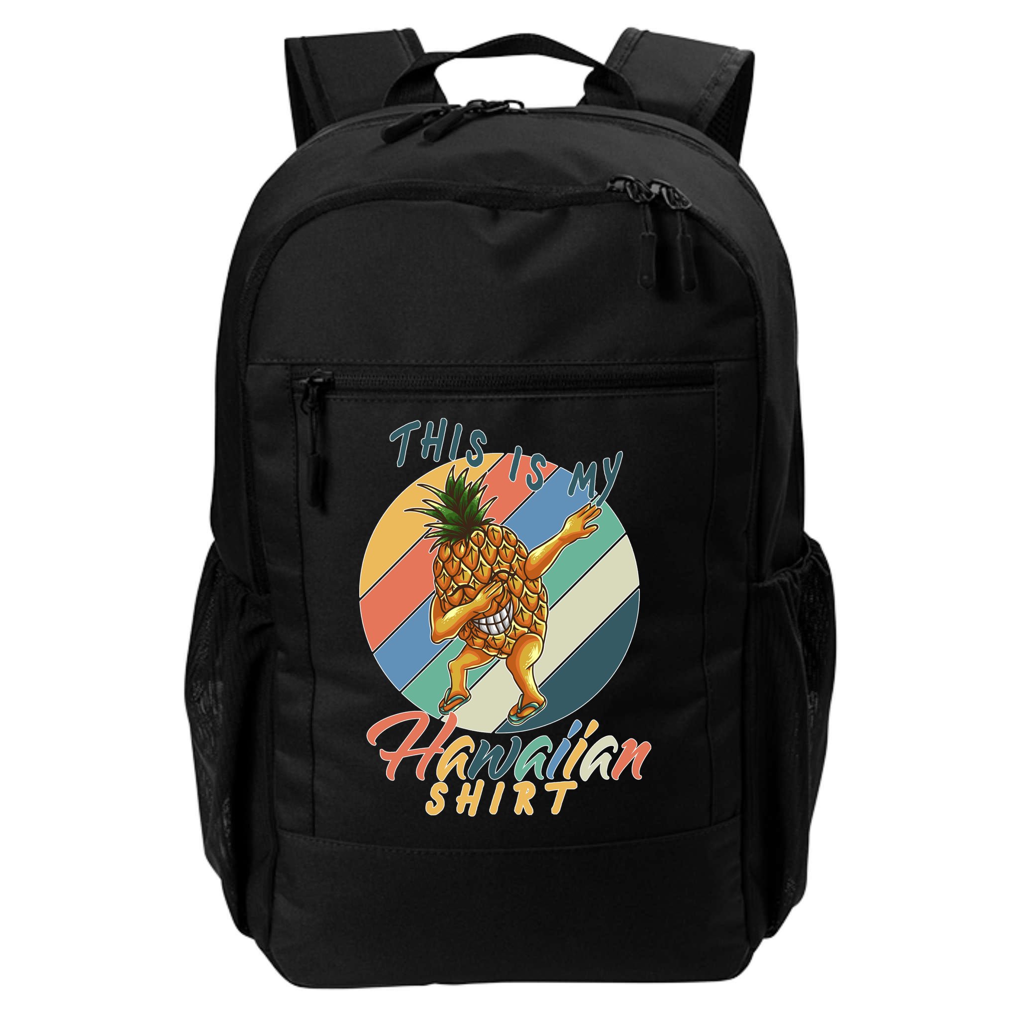 This Is My Hawaiian Shirt Retro Dabbing Pineapple Backpack
