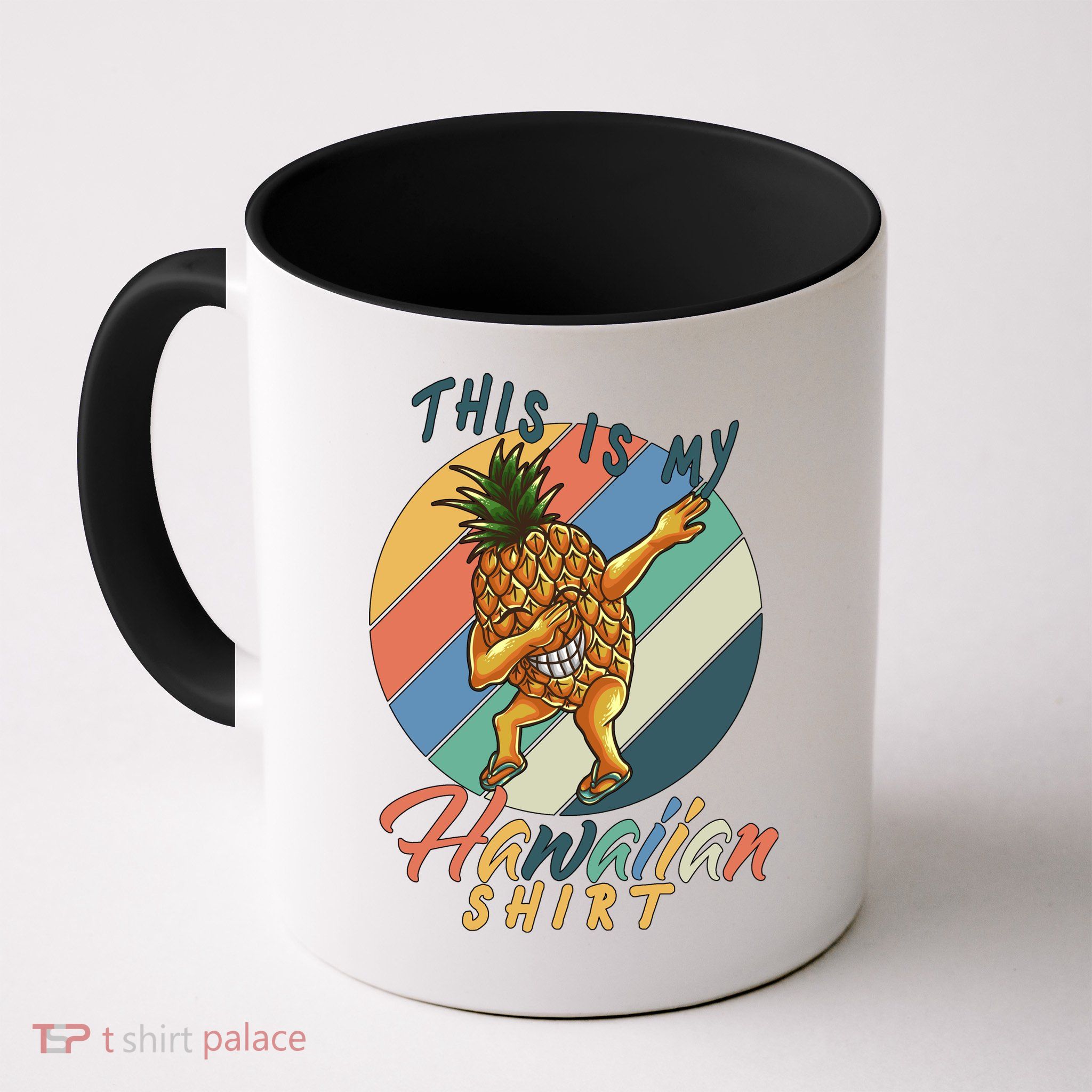 This Is My Hawaiian Shirt Retro Dabbing Pineapple Mug
