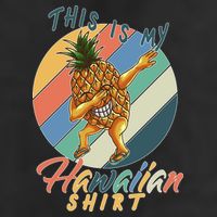 This Is My Hawaiian Shirt Retro Dabbing Pineapple Beanie