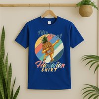 This Is My Hawaiian Shirt Retro Dabbing Pineapple T-Shirt