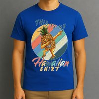 This Is My Hawaiian Shirt Retro Dabbing Pineapple T-Shirt
