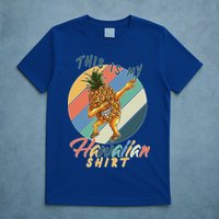 This Is My Hawaiian Shirt Retro Dabbing Pineapple T-Shirt
