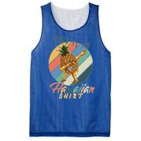 This Is My Hawaiian Shirt Retro Dabbing Pineapple Mesh Reversible Basketball Jersey Tank