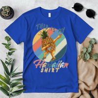 This Is My Hawaiian Shirt Retro Dabbing Pineapple Premium T-Shirt