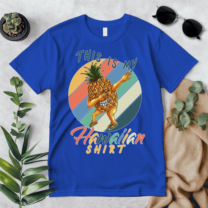 This Is My Hawaiian Shirt Retro Dabbing Pineapple Premium T-Shirt