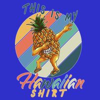 This Is My Hawaiian Shirt Retro Dabbing Pineapple Premium T-Shirt