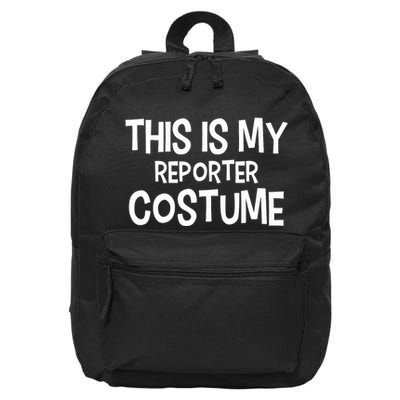 This Is My Reporter Costume Halloween Costume Reporters 16 in Basic Backpack