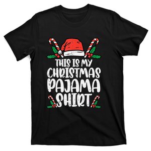 This Is My Christmas Pajama Xmas Lights Funny Holiday T-Shirt