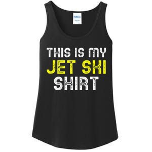 This Is My Jet Ski Lover JetSki Skiing Funny Cool Gift Ladies Essential Tank