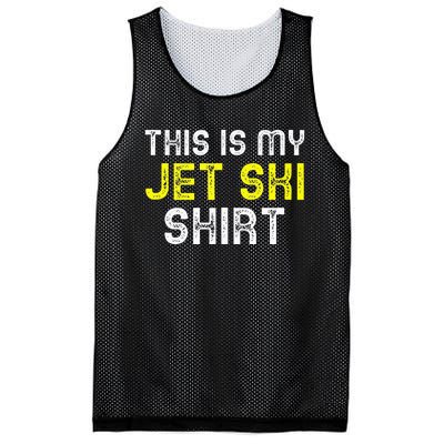 This Is My Jet Ski Lover JetSki Skiing Funny Cool Gift Mesh Reversible Basketball Jersey Tank