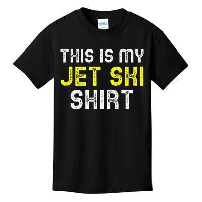 This Is My Jet Ski Lover JetSki Skiing Funny Cool Gift Kids T-Shirt