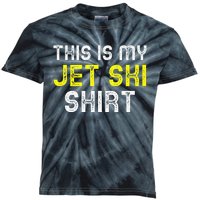 This Is My Jet Ski Lover JetSki Skiing Funny Cool Gift Kids Tie-Dye T-Shirt