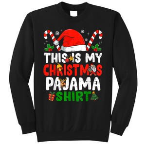 This Is My Christmas Pajama Xmas Family Matching Funny Sweatshirt