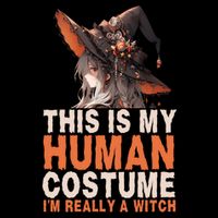 This Is My Hu Costume IM Really A Witch Halloween Funny Gift Impact Tech Backpack