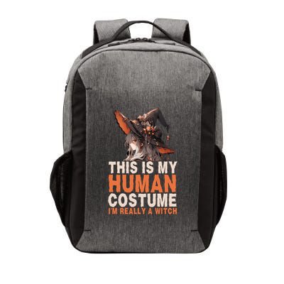 This Is My Hu Costume IM Really A Witch Halloween Funny Gift Vector Backpack