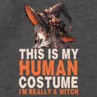 This Is My Hu Costume IM Really A Witch Halloween Funny Gift Vector Backpack