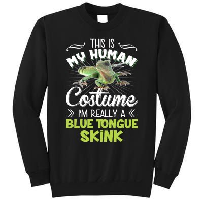 This Is My Human Costume IM Really A Blue Tongue Skink Sweatshirt