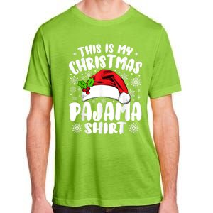 This Is My Christmas Pajama Funny Christmas Outfits Adult ChromaSoft Performance T-Shirt