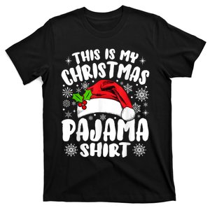 This Is My Christmas Pajama Funny Christmas Outfits T-Shirt