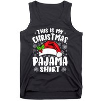 This Is My Christmas Pajama Funny Christmas Outfits Tank Top