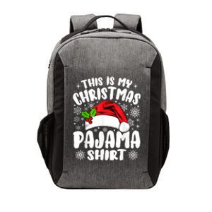 This Is My Christmas Pajama Funny Christmas Outfits Vector Backpack